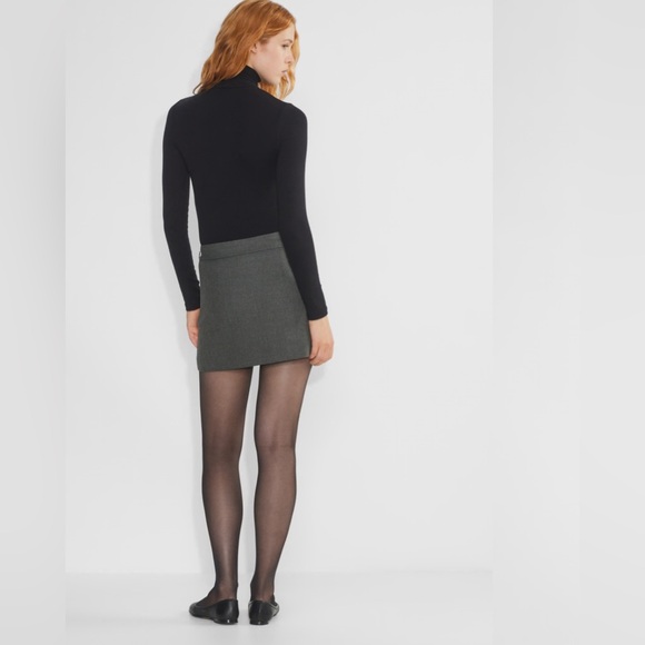 Aritzia wilfred Ardor skirt charcoal size 6 - Picture 4 of 10